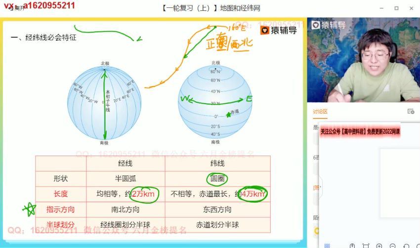 2022猿辅导高三地理崔亚飞A班一轮暑假班（A）(2.61G) 百度云网盘