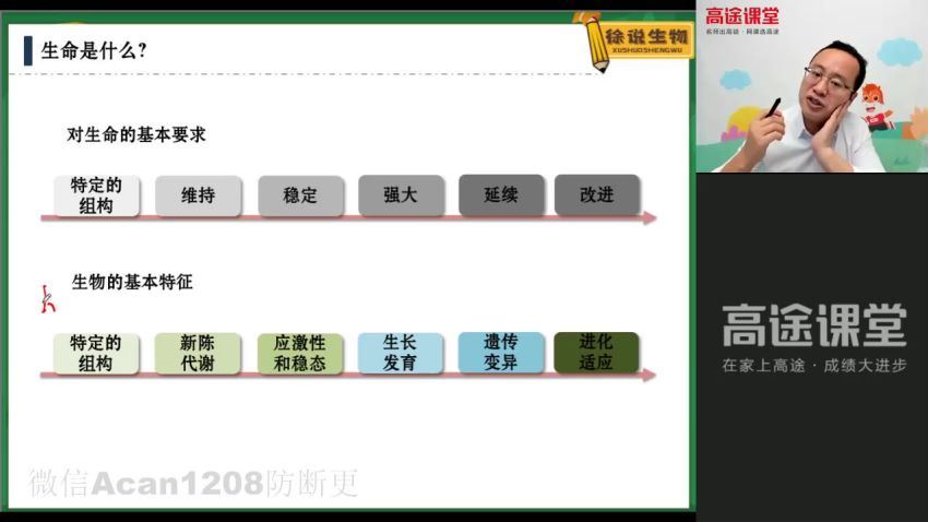 【2021秋】高一生物徐京【9】 百度云网盘