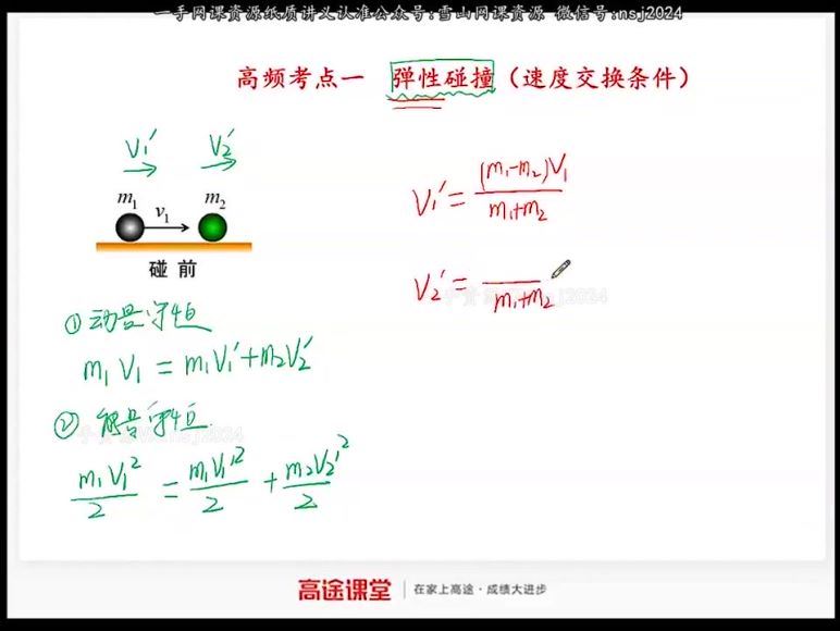 2023高三高途物理高明静A+班资料库(5.94G) 百度云网盘