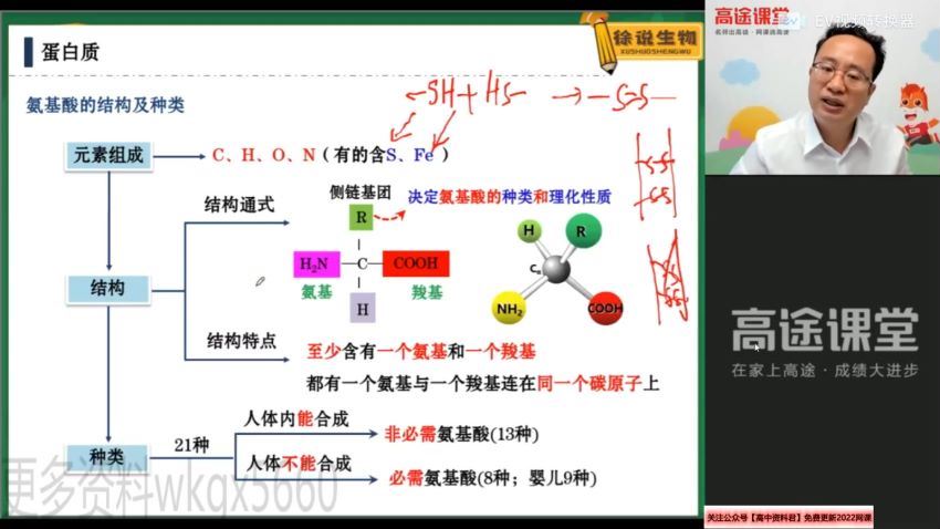 2022高途高三生物徐京一轮暑假班（全国卷）(2.37G) 百度云网盘