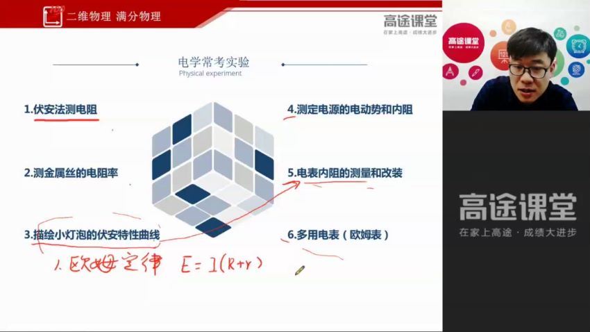 高途【物理】2019高三物理马小军全年(49.92G) 百度云网盘