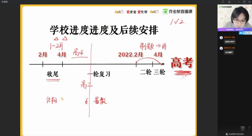 【2021届寒】高二化学尖端班（金淑俊）3百度云(2.65G)