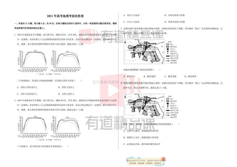 包易正2021高考地理押题课（冲刺班） (2.47G) 百度云网盘