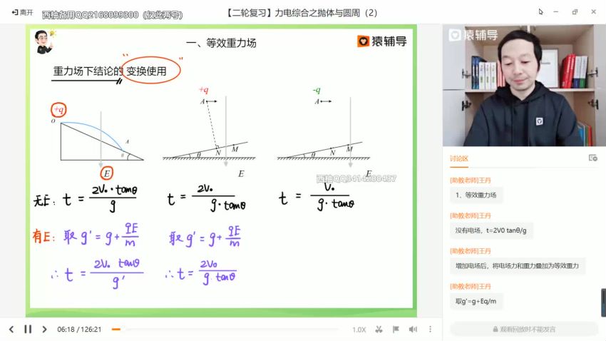 猿辅导王浩高三物理网课春季班 百度云网盘(3.35G)