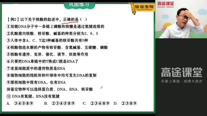 2022高三高途生物徐京暑假班（全国卷）(2.37G) 百度云网盘