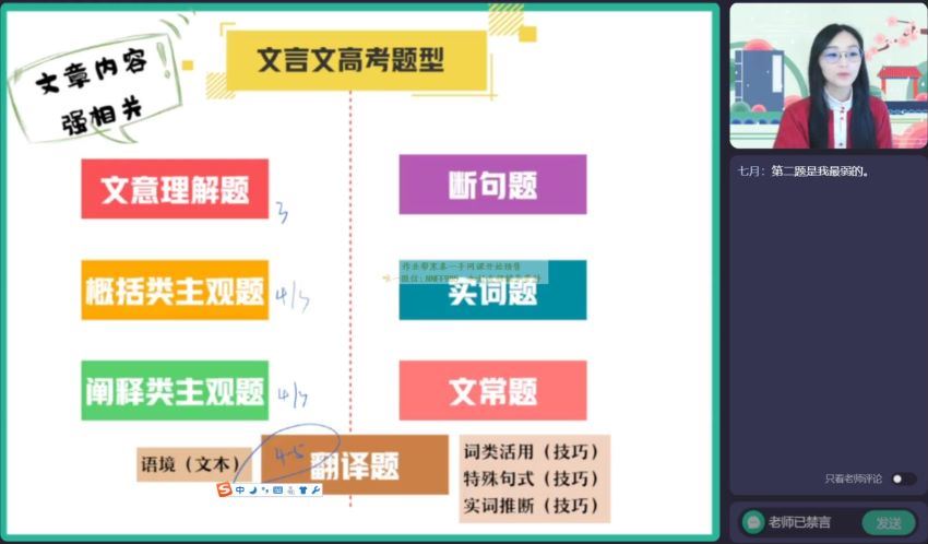 2023高三作业帮语文张亚柔A班二轮春季班(2.44G) 百度云网盘