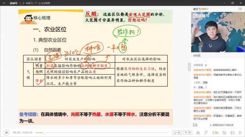 2020高三猿辅导地理秋季班 百度云网盘