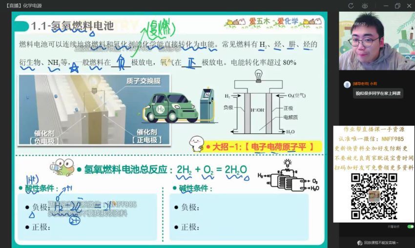 2023高三作业帮化学林森s班一轮秋季班(10.66G) 百度云网盘