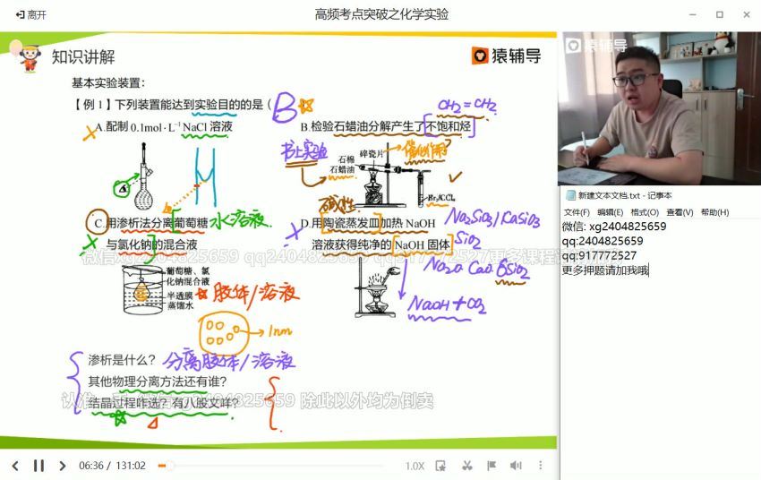 2021高三猿辅导化学押题(13.42G) 百度云网盘