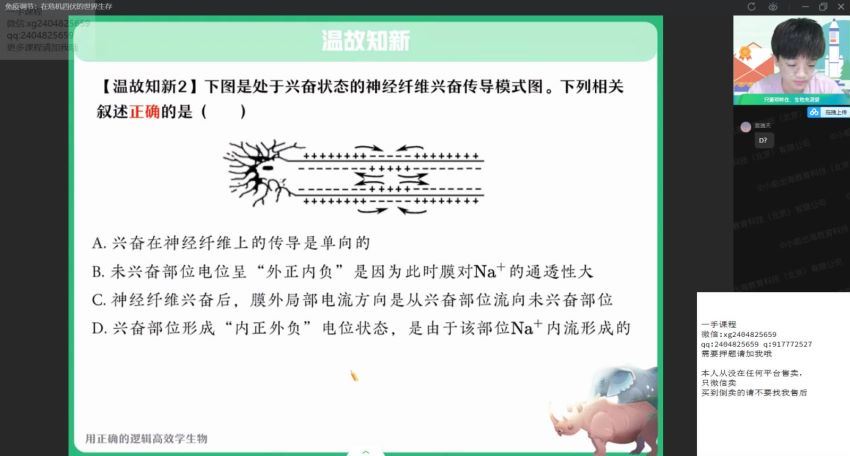 2022作业帮高二生物邓康尧暑假班（尖端）(10.26G) 百度云网盘
